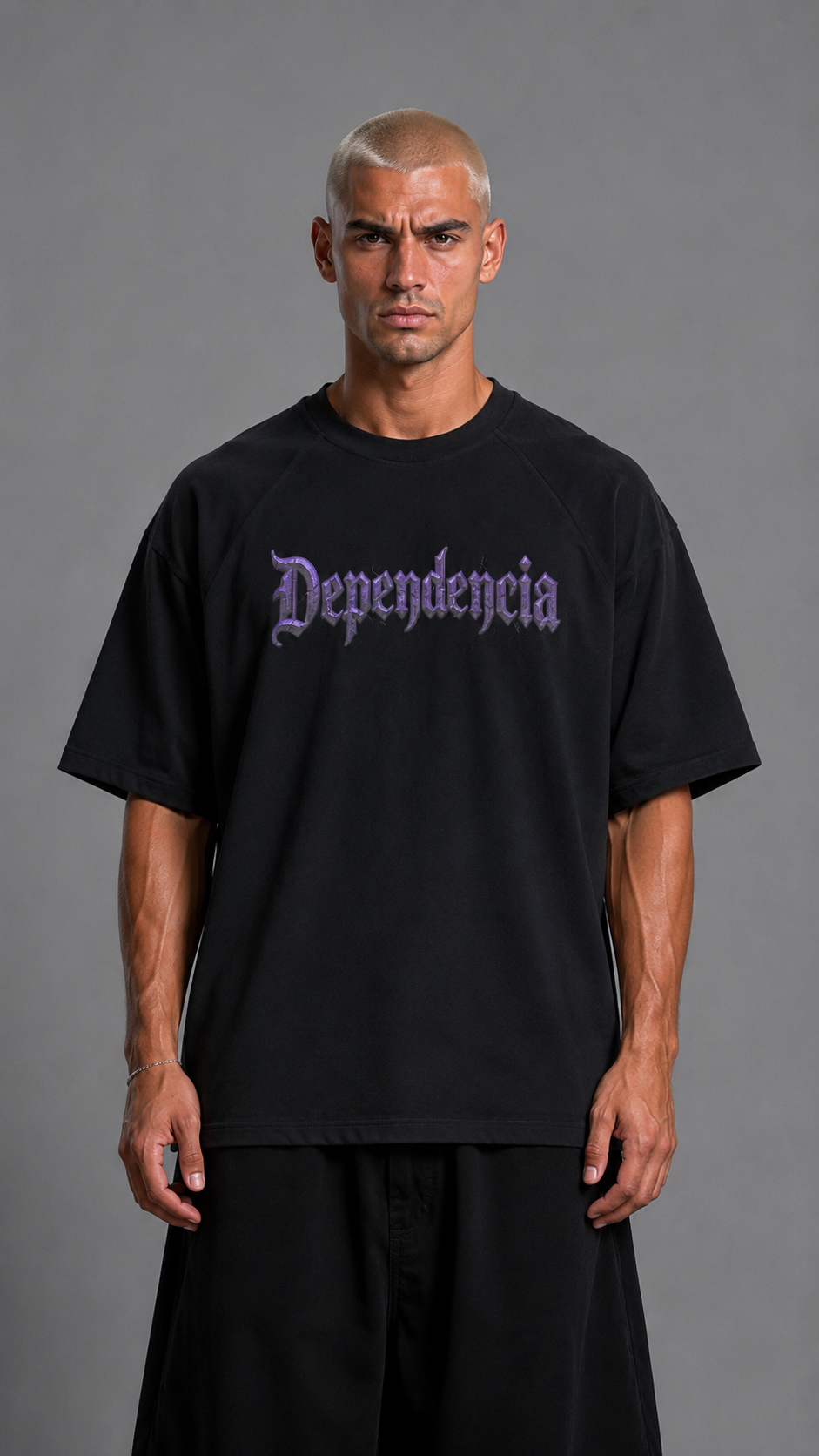 T-SHIRT PYRAMIDE DEPENDENCIA BLACK