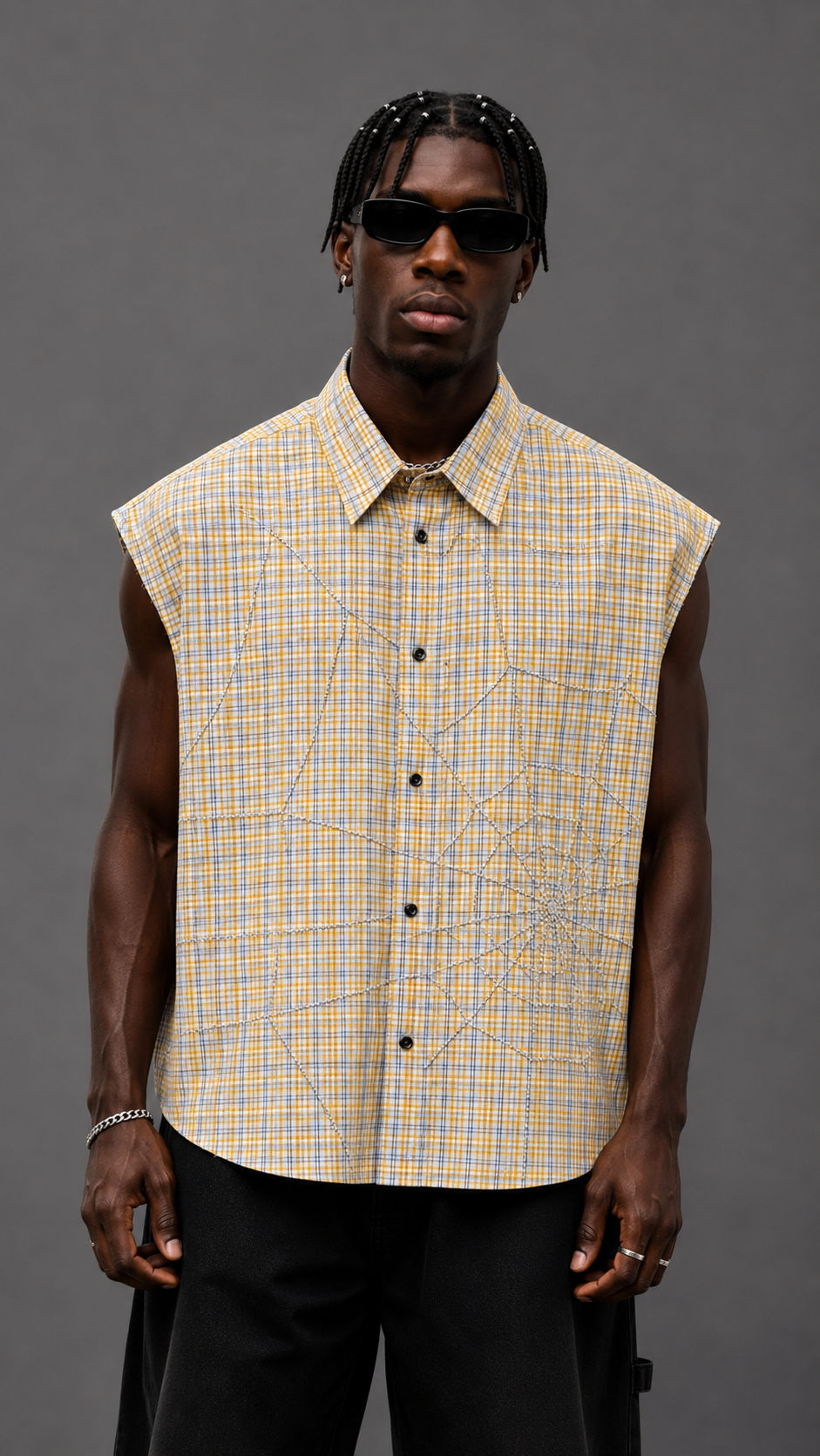 CAMICIA SPIDERWEB YELLOW