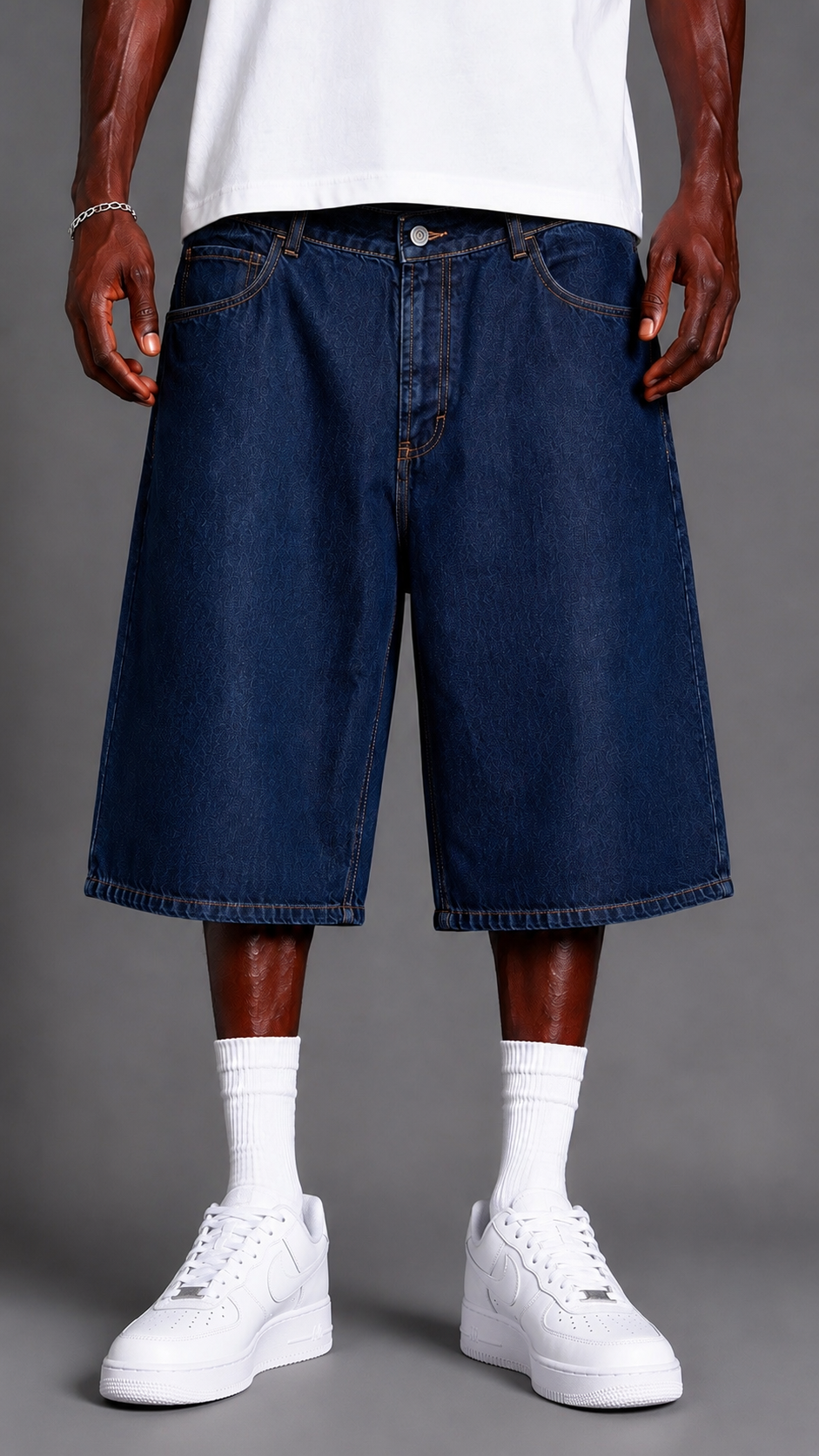 SHORTS IN DENIM BER1050 BLUE