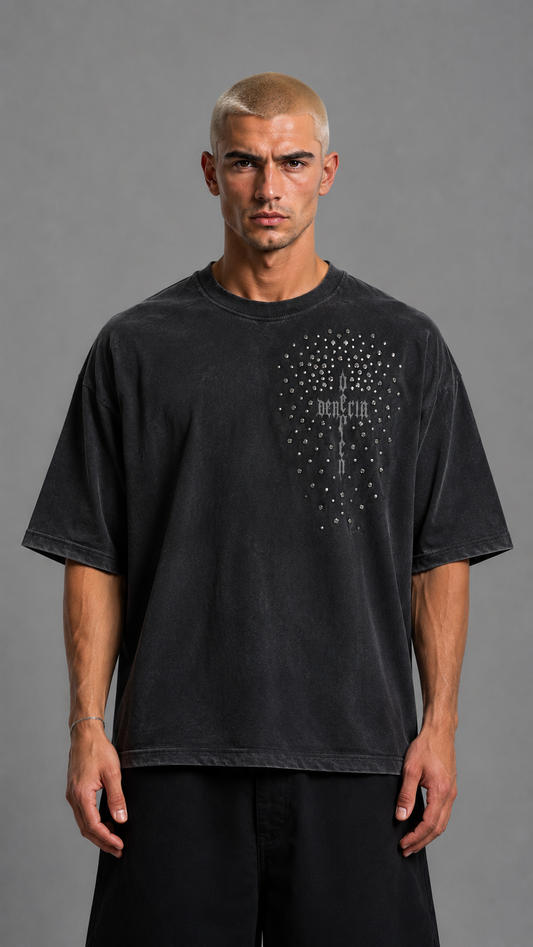 T-SHIRT CHICANO DIAMOND DEPENDENCIA BLACK