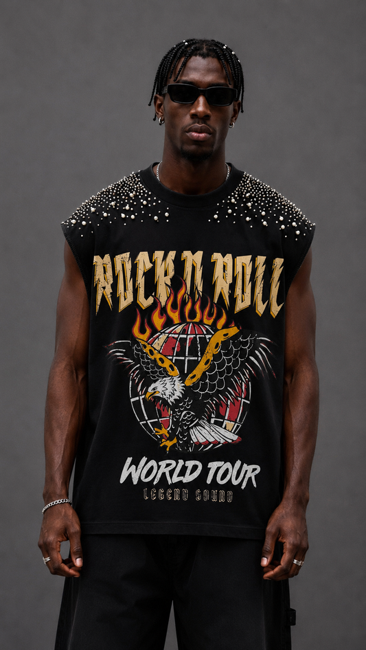CANOTTA ROCK STRASS BLACK