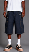 SHORTS SHINY BLUE