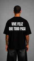 T-SHIRT VIVE FELIZ BLACK