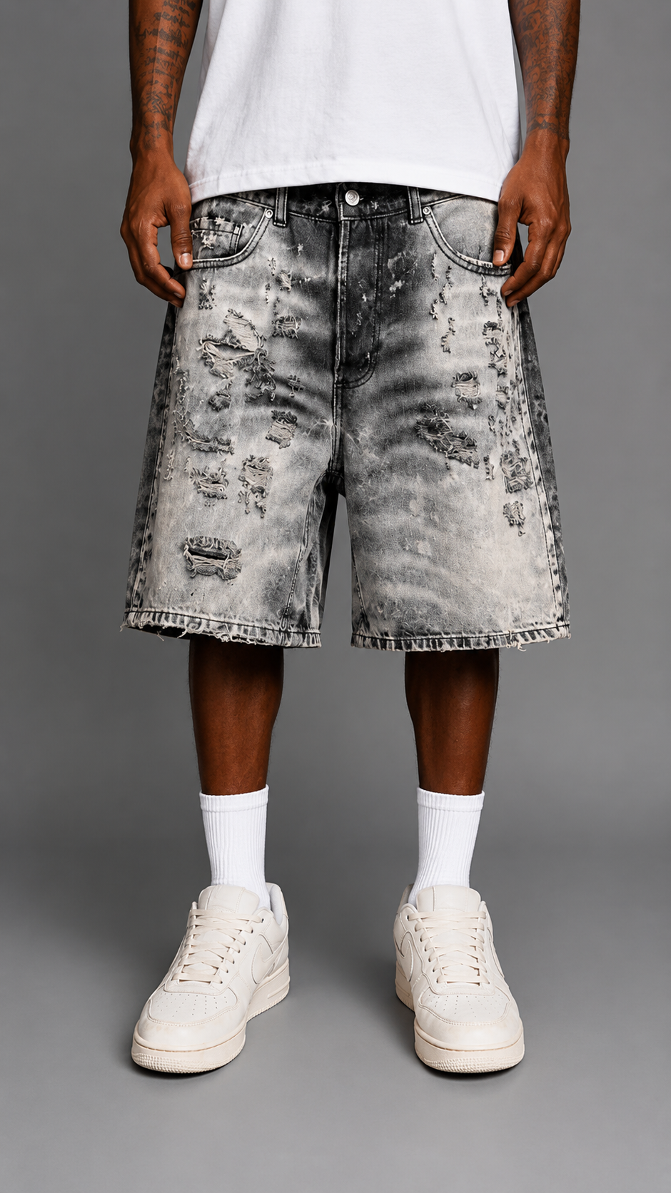 SHORTS IN DENIM PS2153
