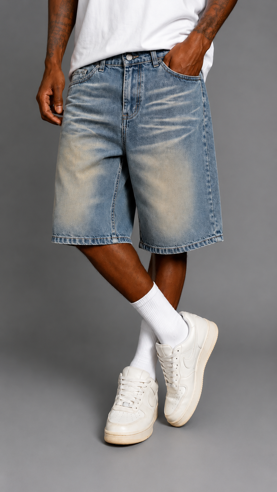 SHORTS IN DENIM PS2142