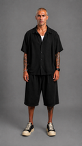 COORDINATO TOKYO SIMIL LINO BLACK