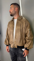 BOMBER ECOLEATHER OVERSIZE