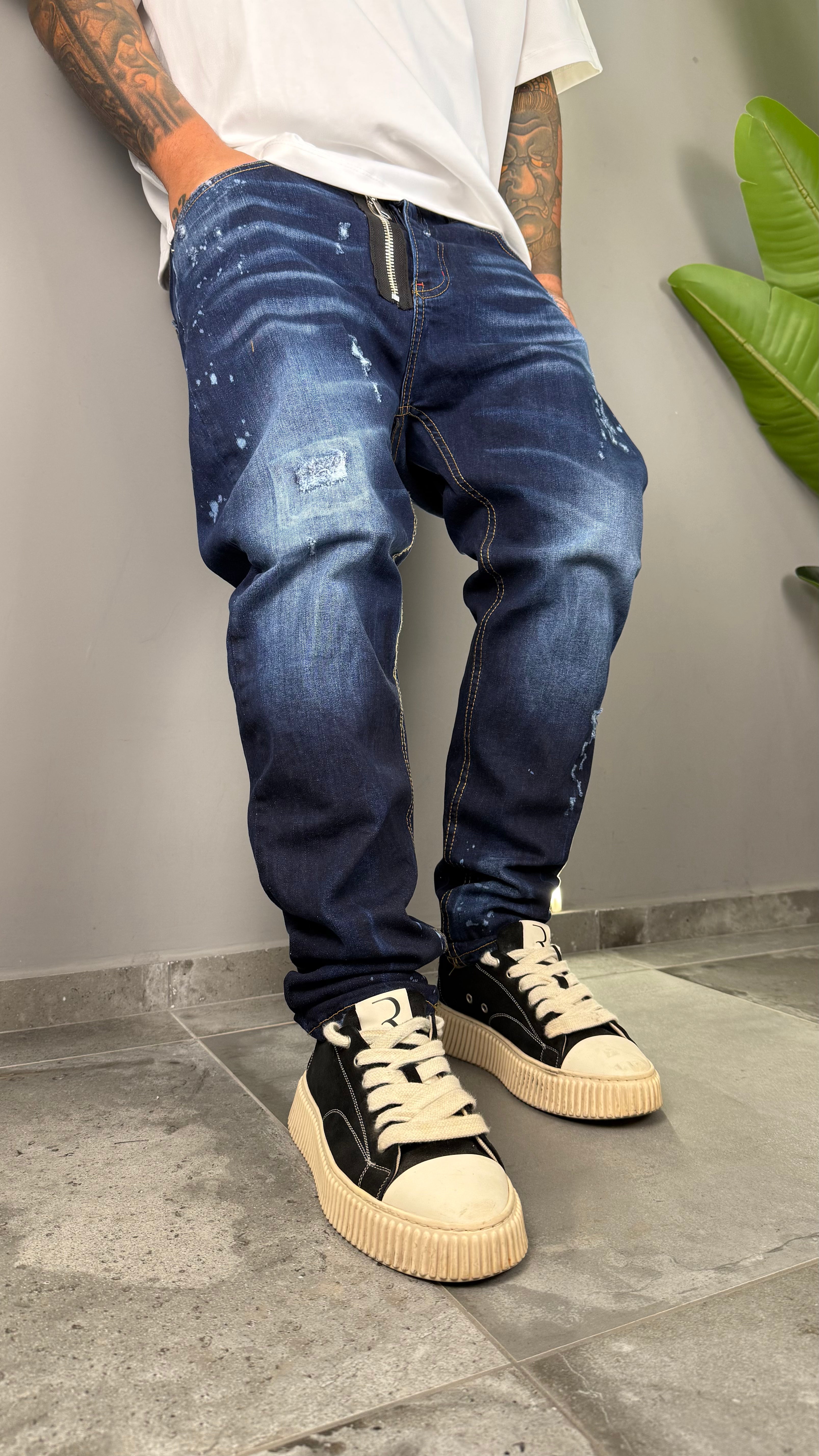 JEANS MOD. DSQ NIGHT BASE BLUE CIANOTIC