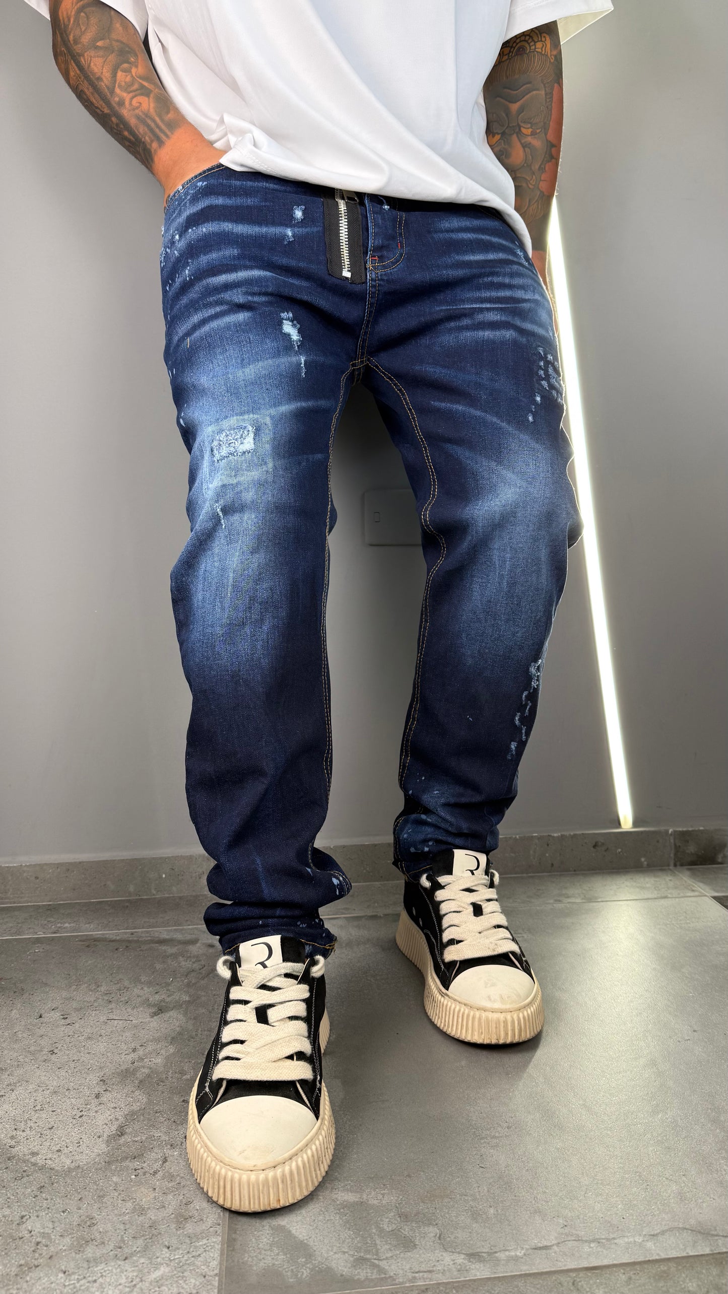 JEANS MOD. DSQ NIGHT BASE BLUE CIANOTIC