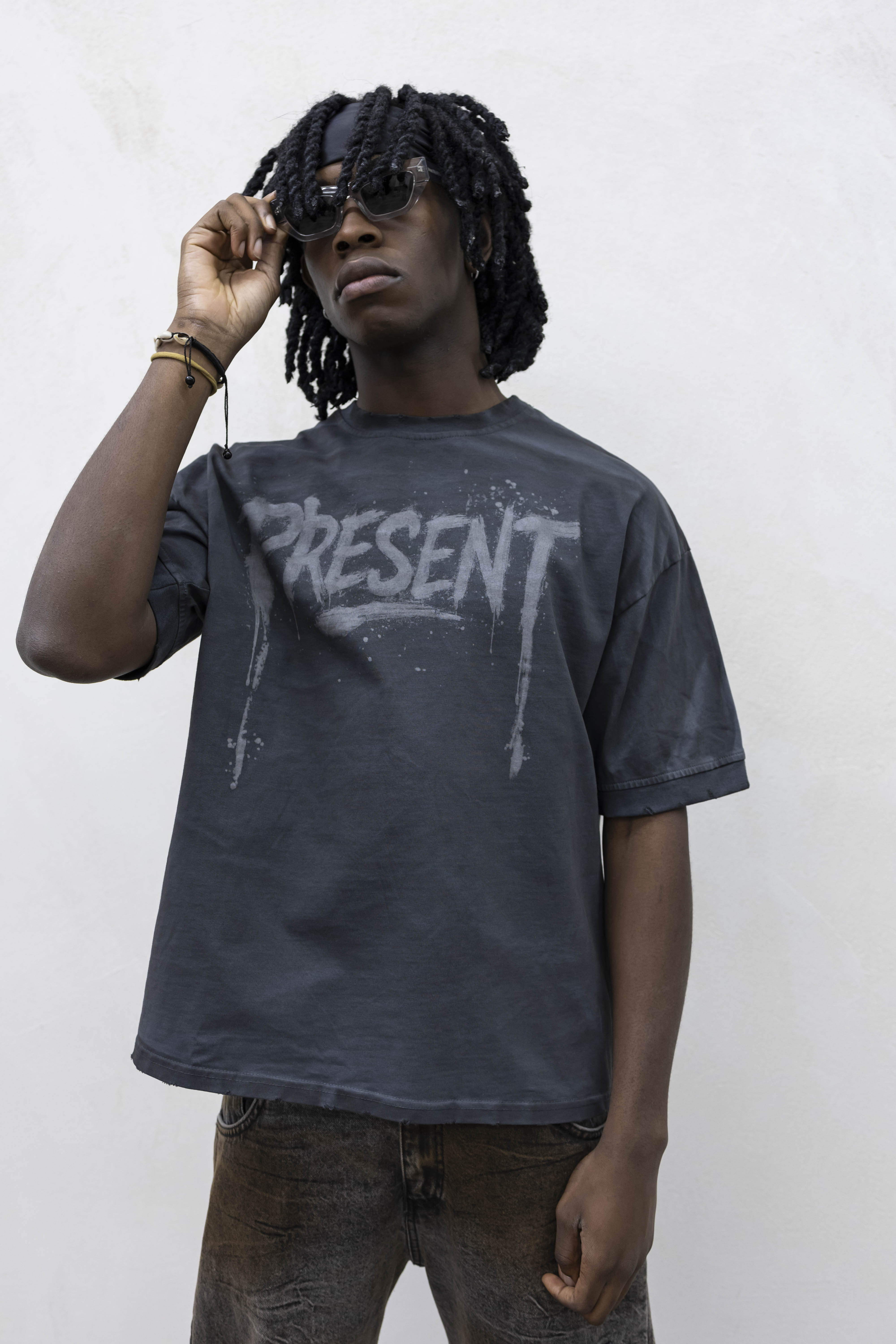 T-SHIRT WASHED E STAMPA