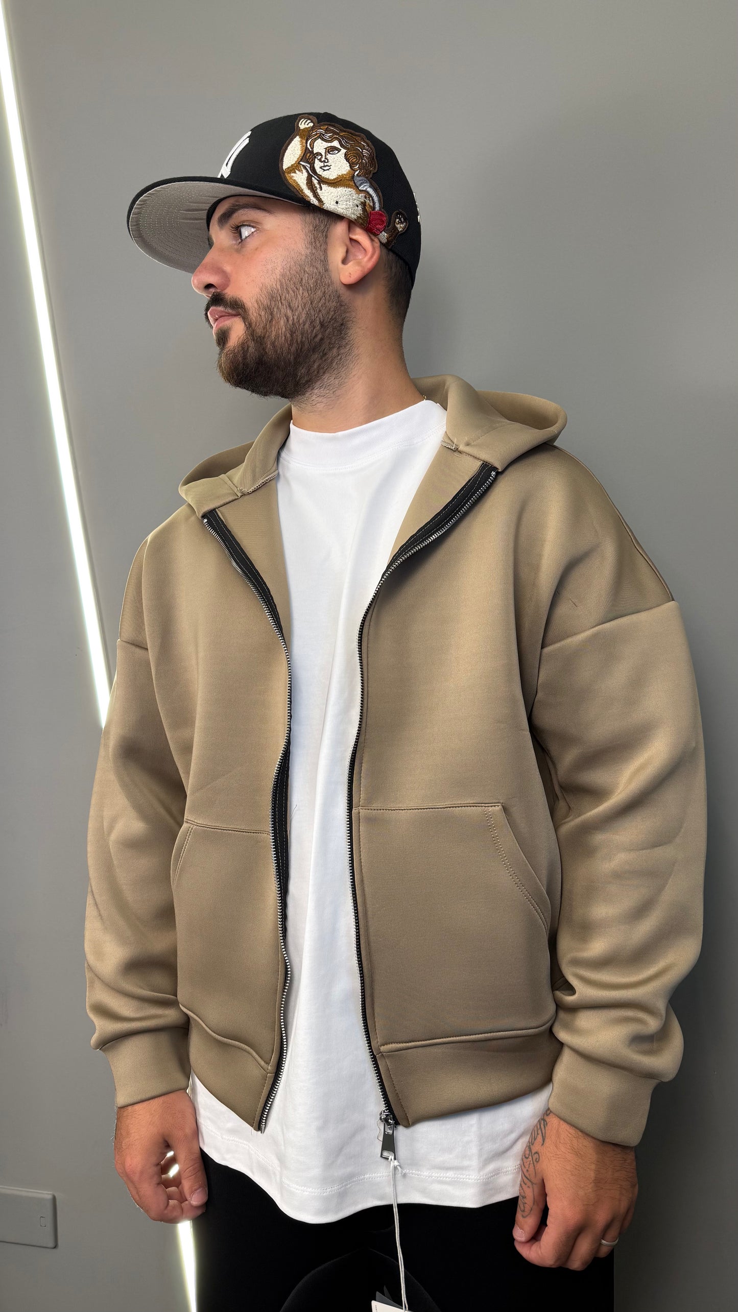 FELPA SCUBA CON CAPPUCCIO