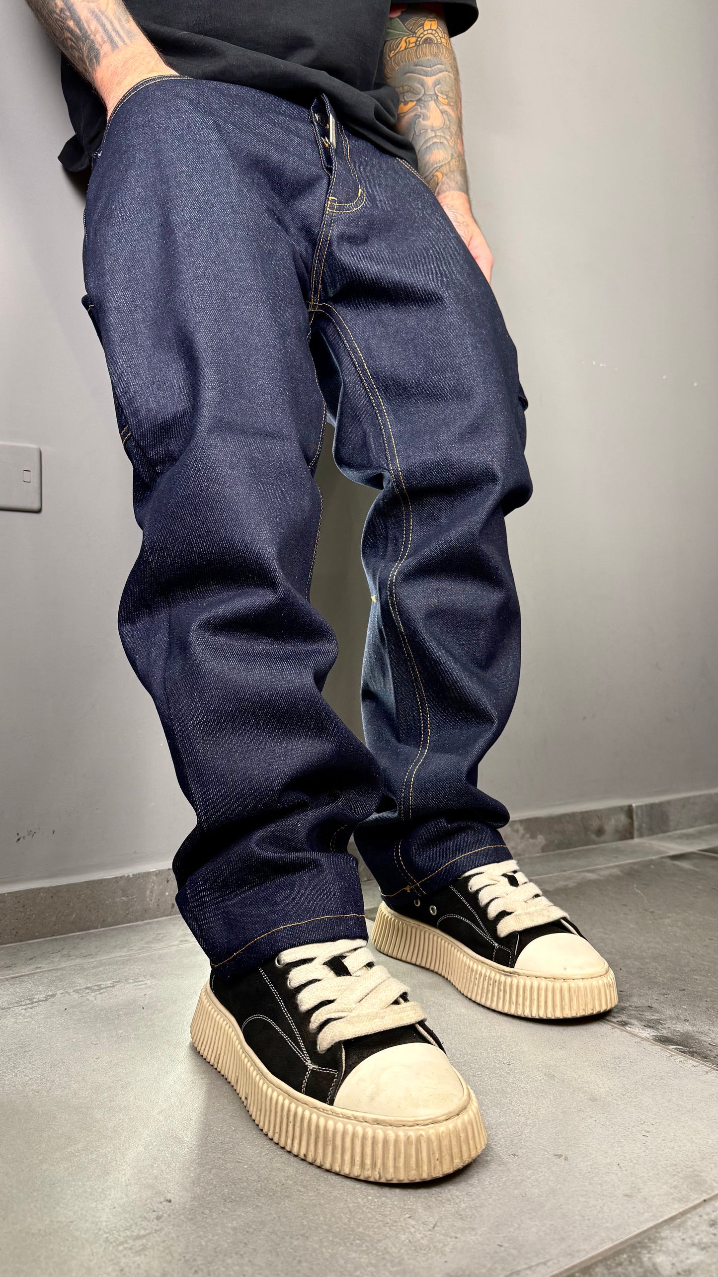 JEANS STRIGHT FIT CARPENTER BLUE CIANOTIC