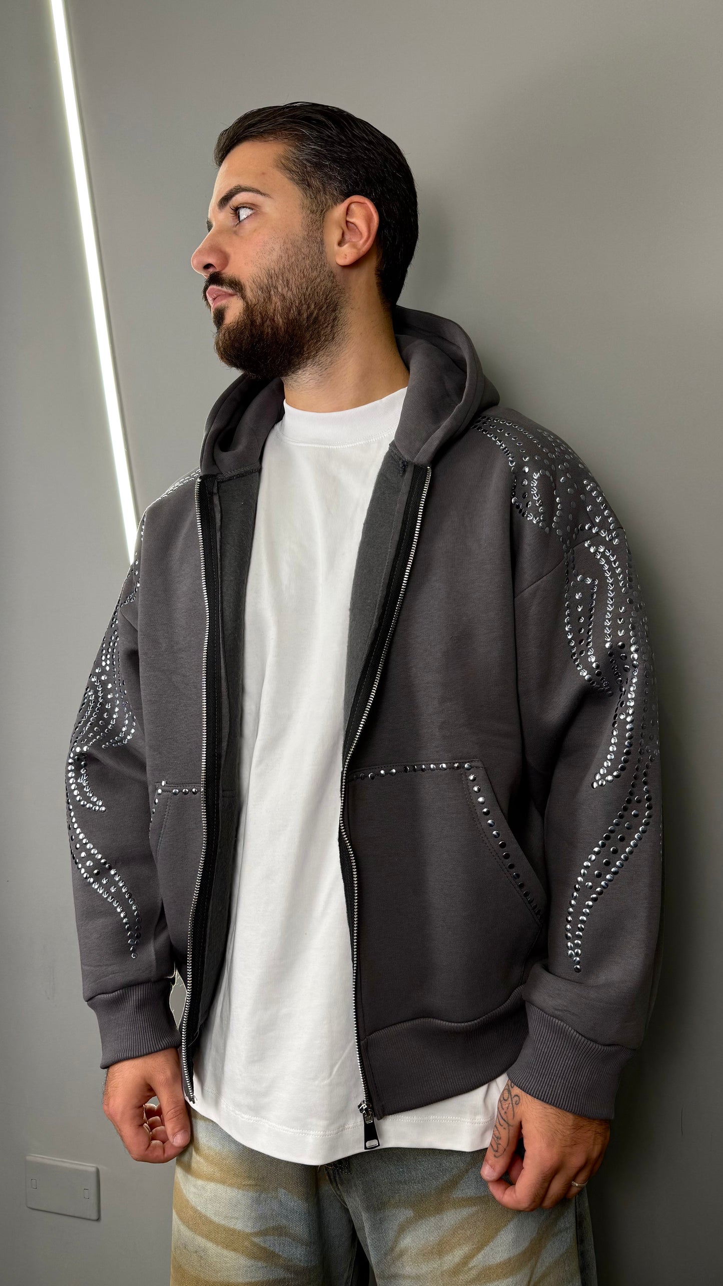 FELPA BORCHIE FLAME BNK