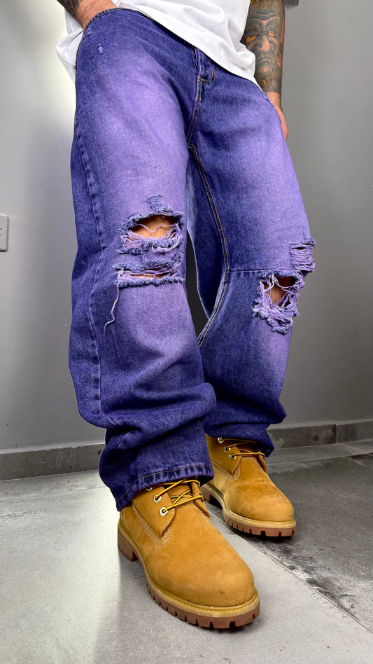 JEANS BALOON PURPLE BNK