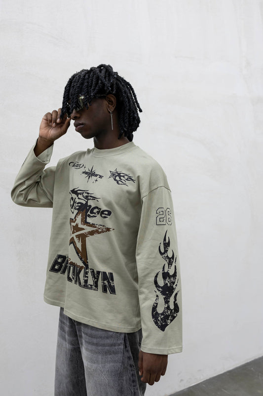 T-SHIRT LONGSLEEVE BROOKLYN