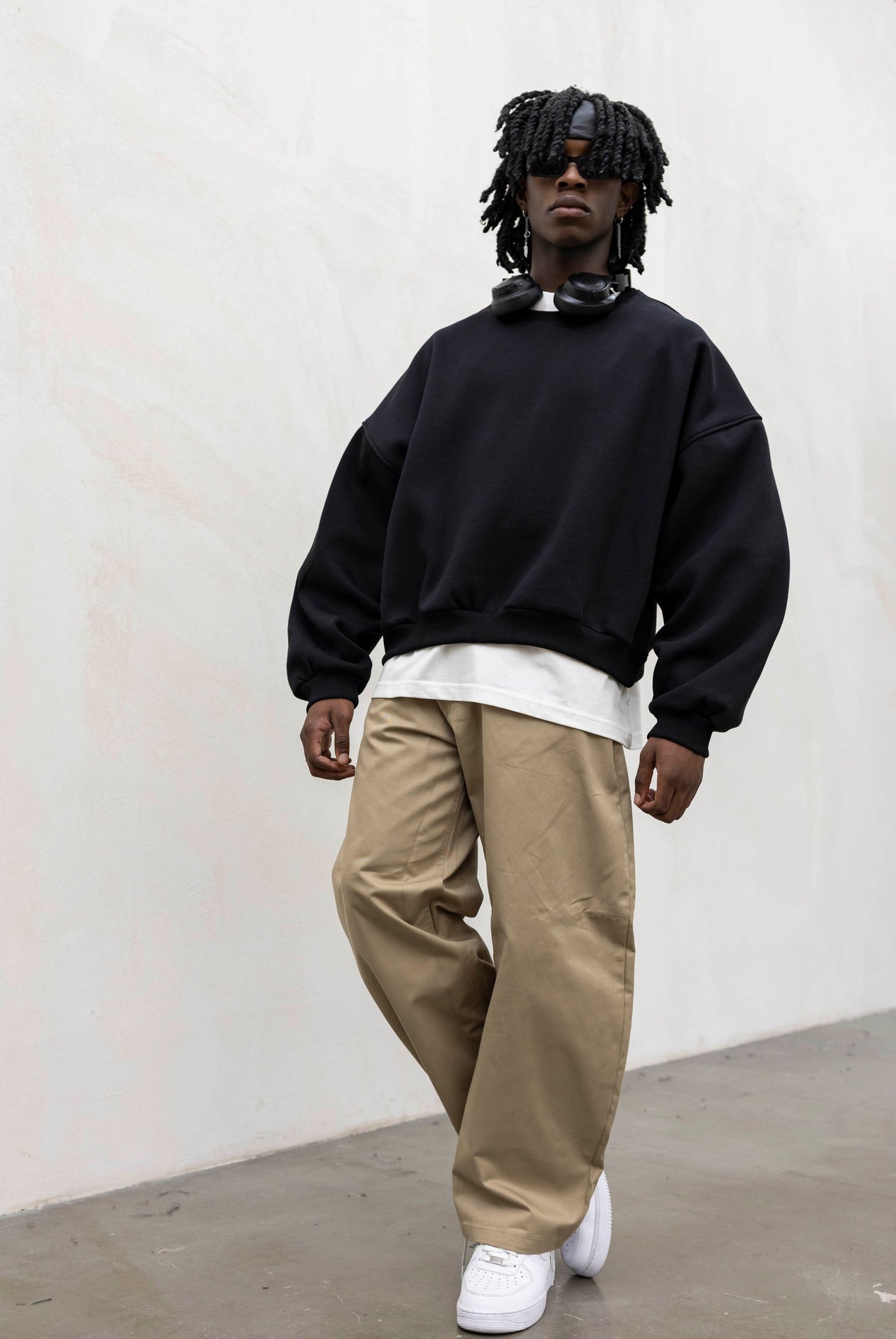 FELPA OVER CREWNECK PRESENT DAY