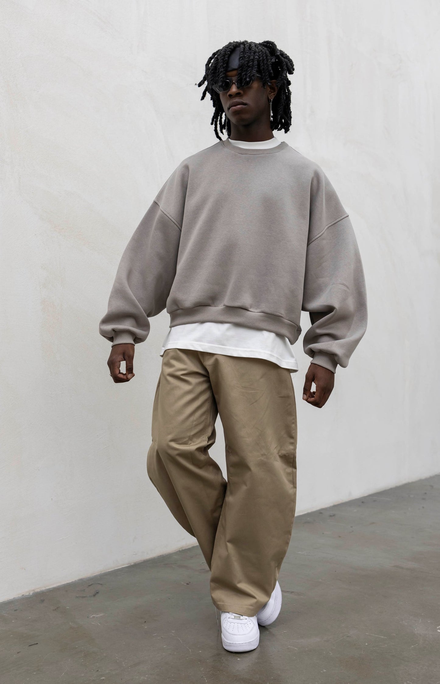 FELPA OVER CREWNECK PRESENT DAY