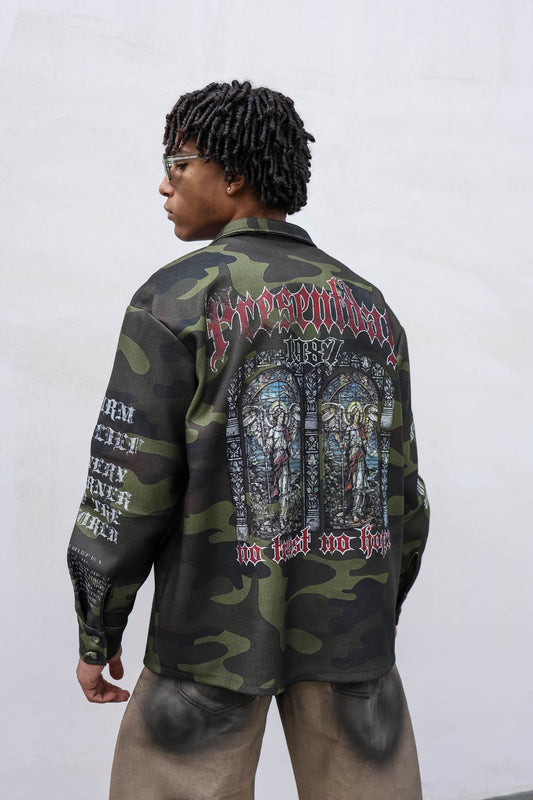 JACKET NO TRUST CAMOU