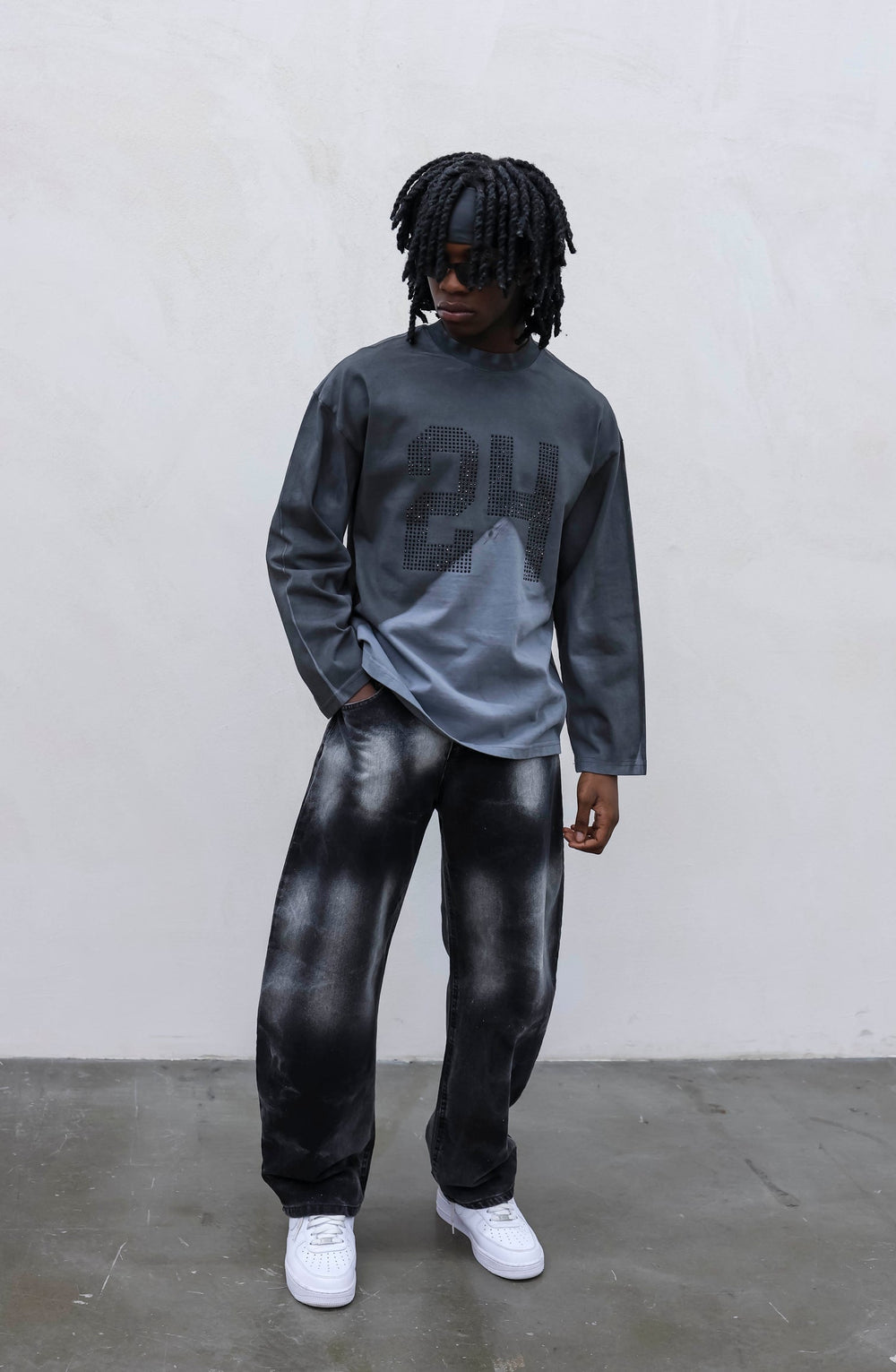 T-SHIRT LONGSLEEVE 24 DARK GREY