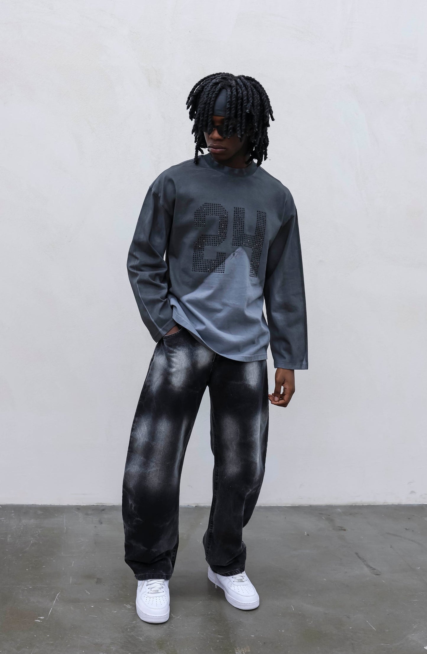 T-SHIRT LONGSLEEVE 24 DARK GREY