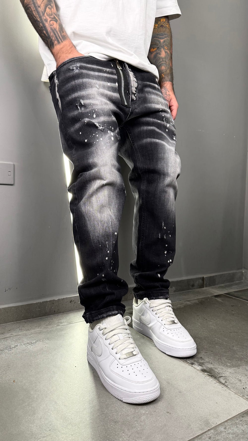 JEANS NEW FIT DS2/2 BLACK CIANOTIC