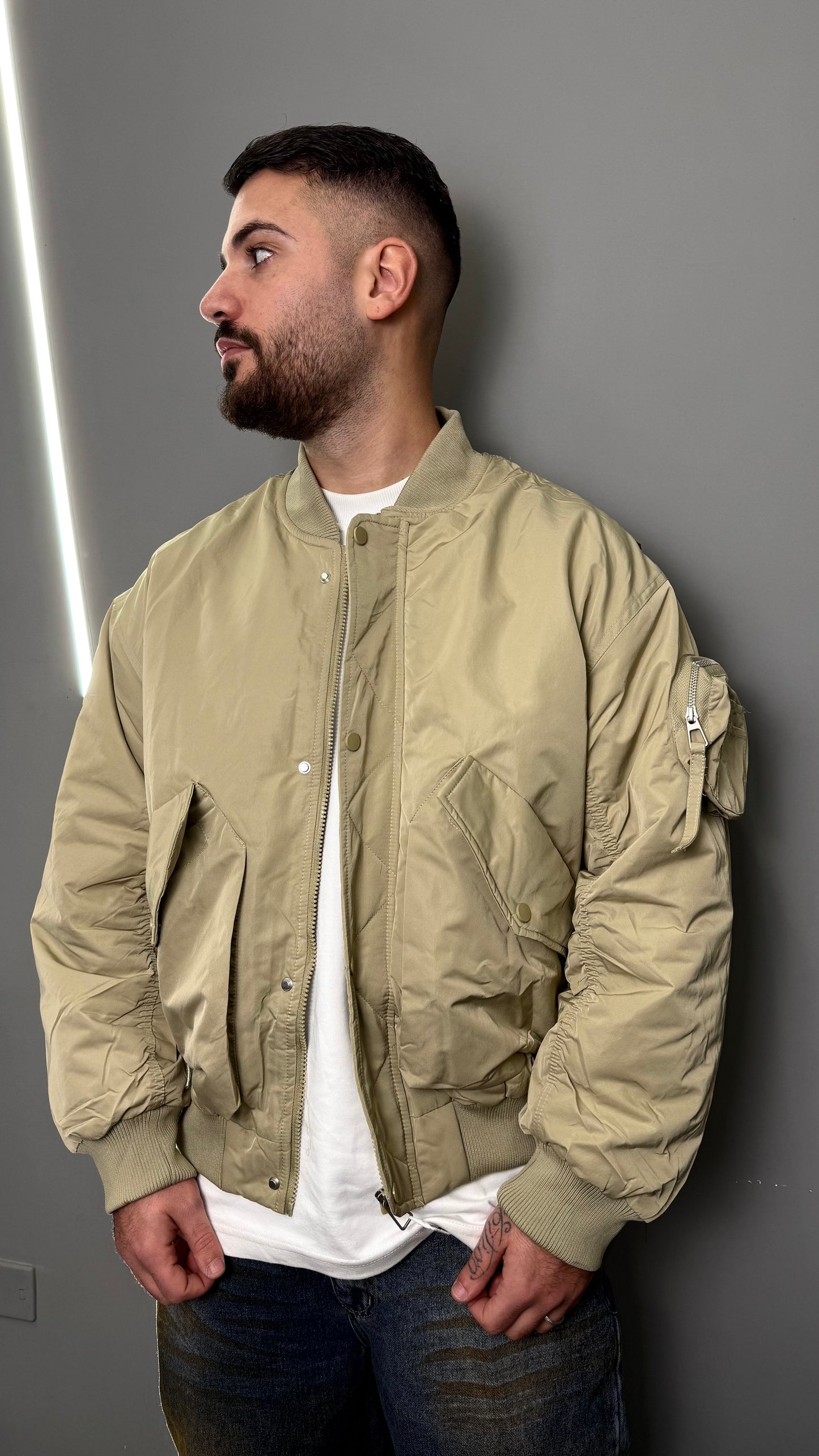 JACKET DEGRADE' TRUST CREAM