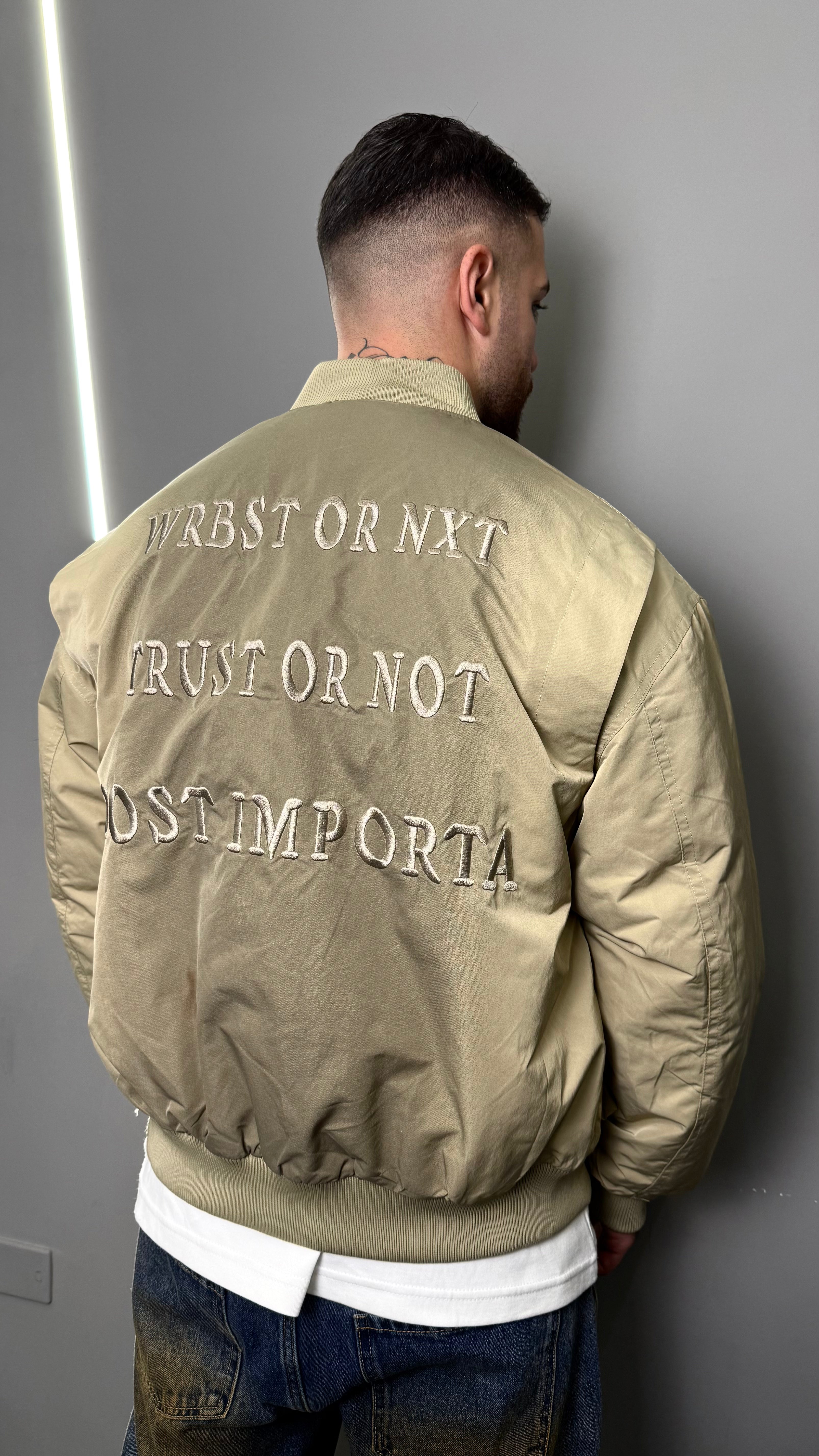 JACKET DEGRADE' TRUST CREAM