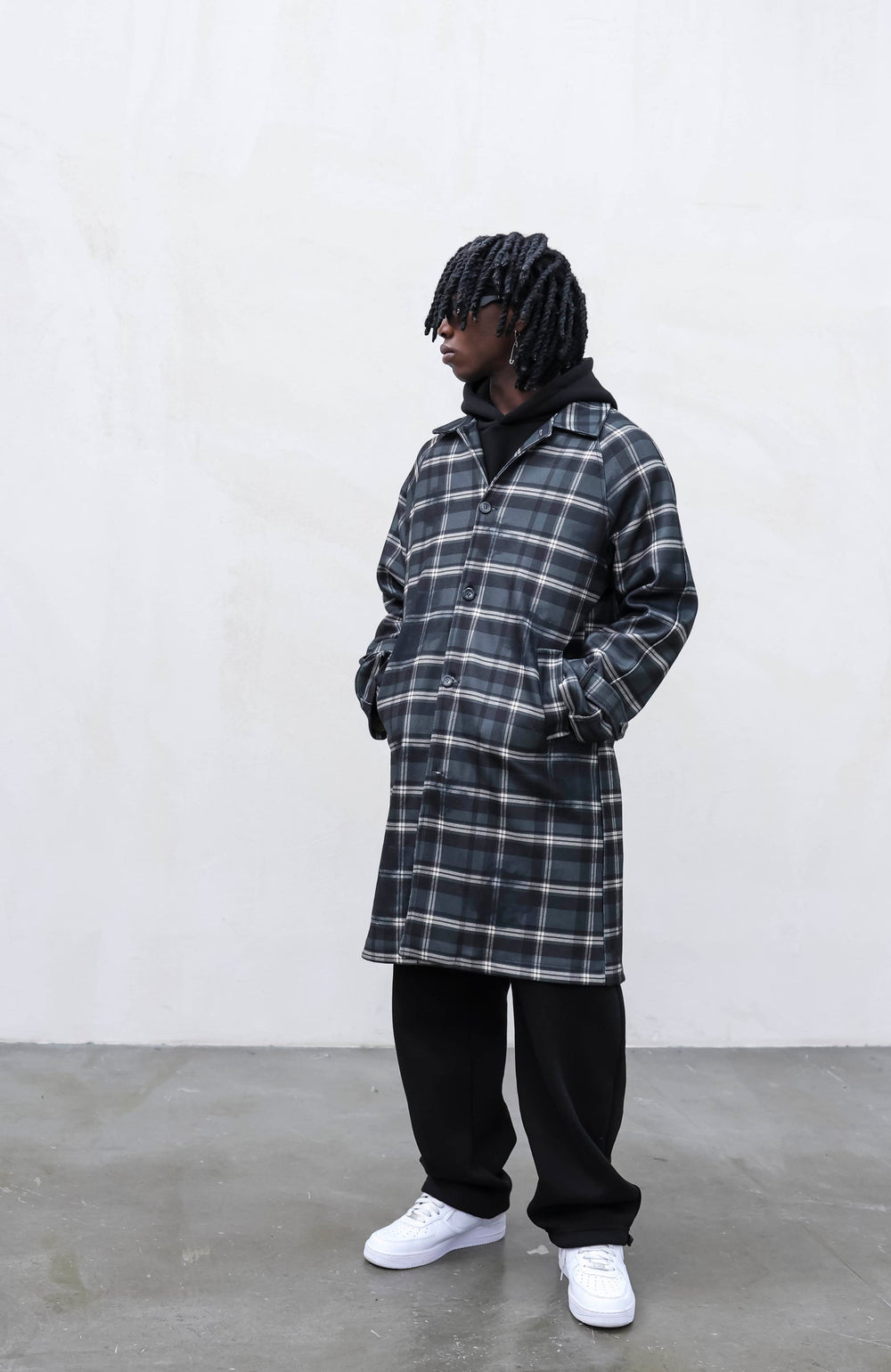 CAPPOTTO CHECK BLACK