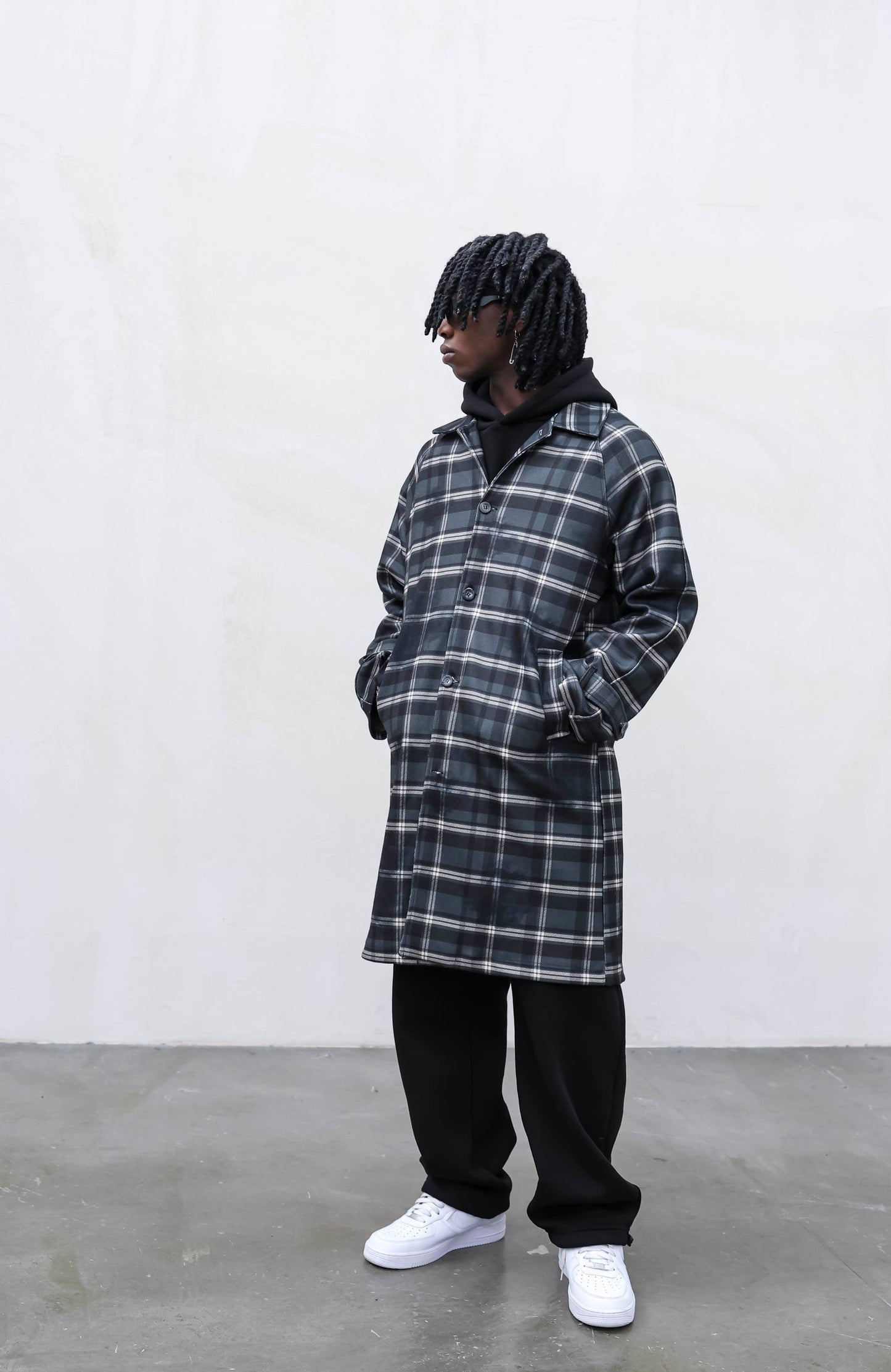 CAPPOTTO CHECK BLACK