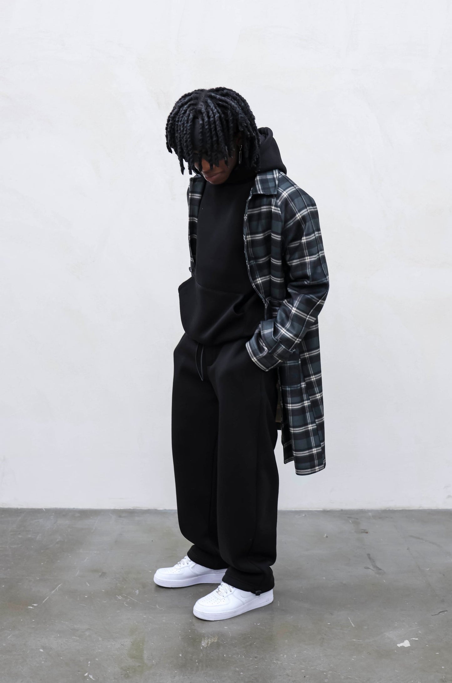 CAPPOTTO CHECK BLACK