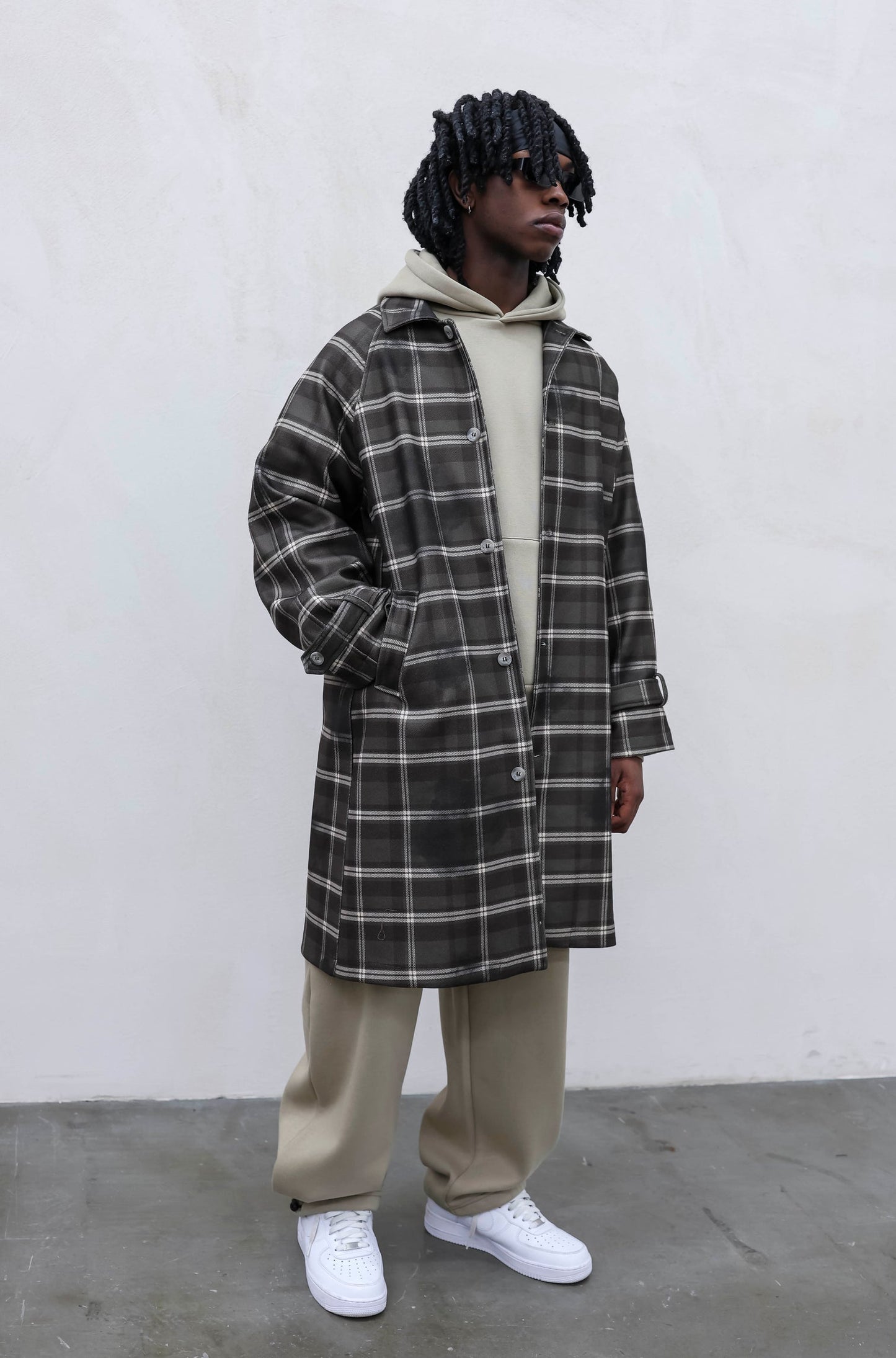 CAPPOTTO CHECK BROWN
