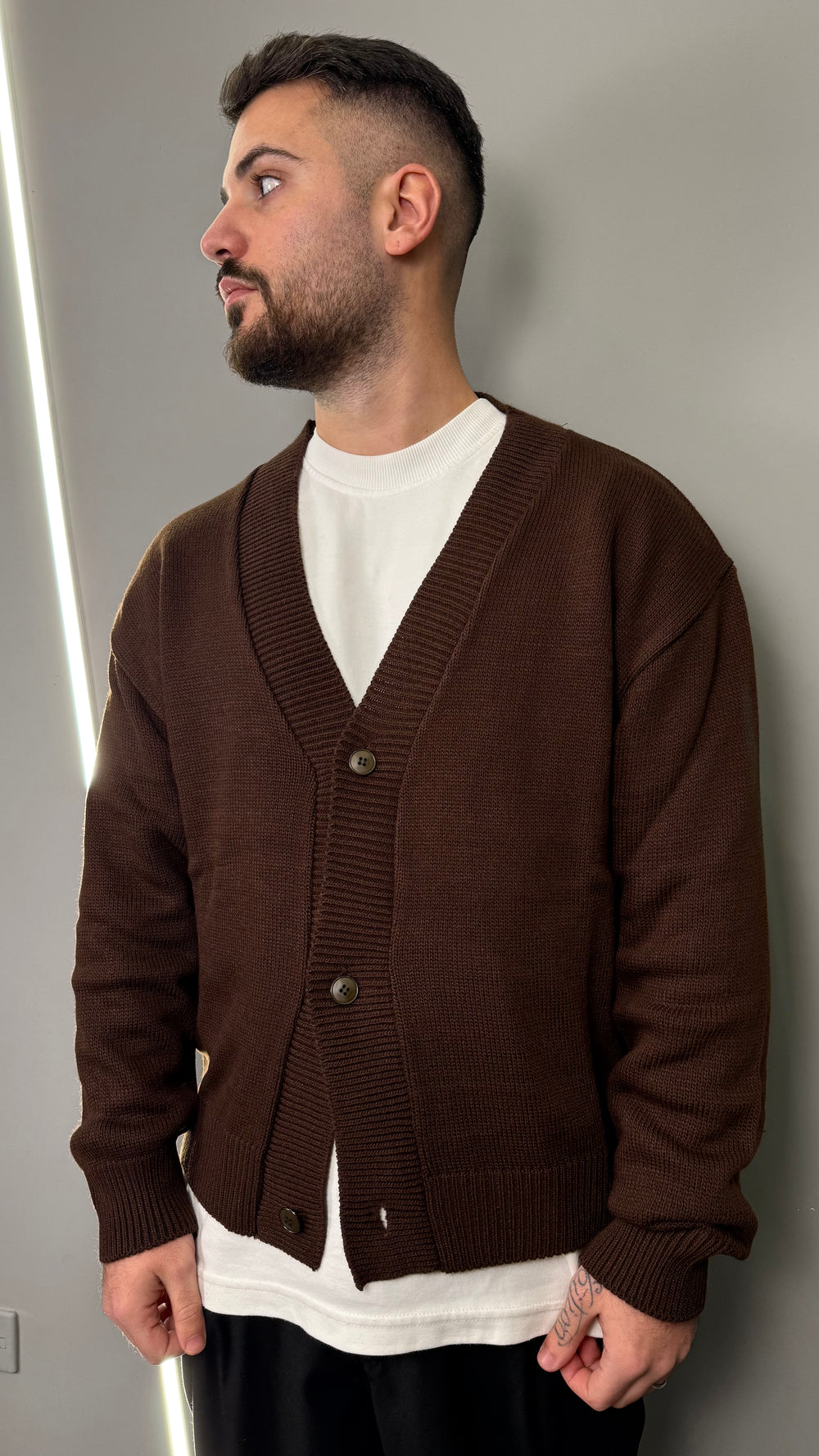 CARDIGAN ARCHIIVE BROWN