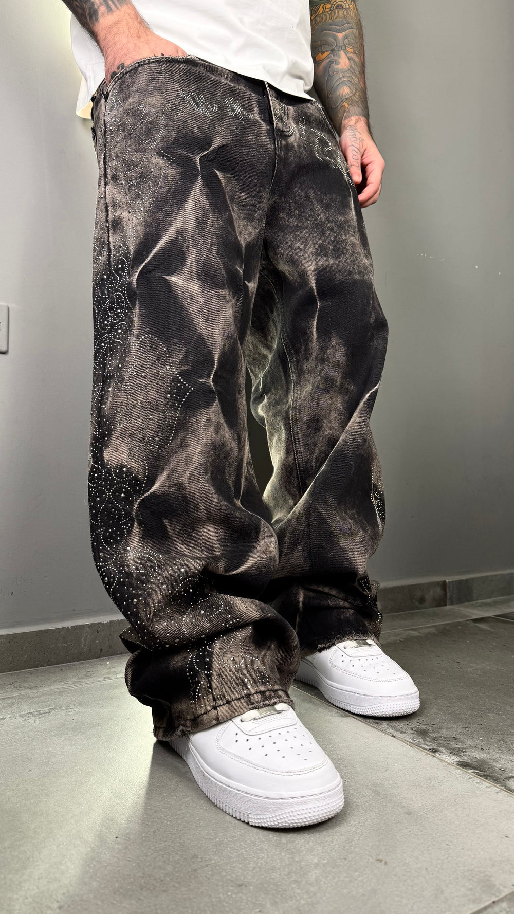 JEANS SUPERBAGGY BORN BLACK