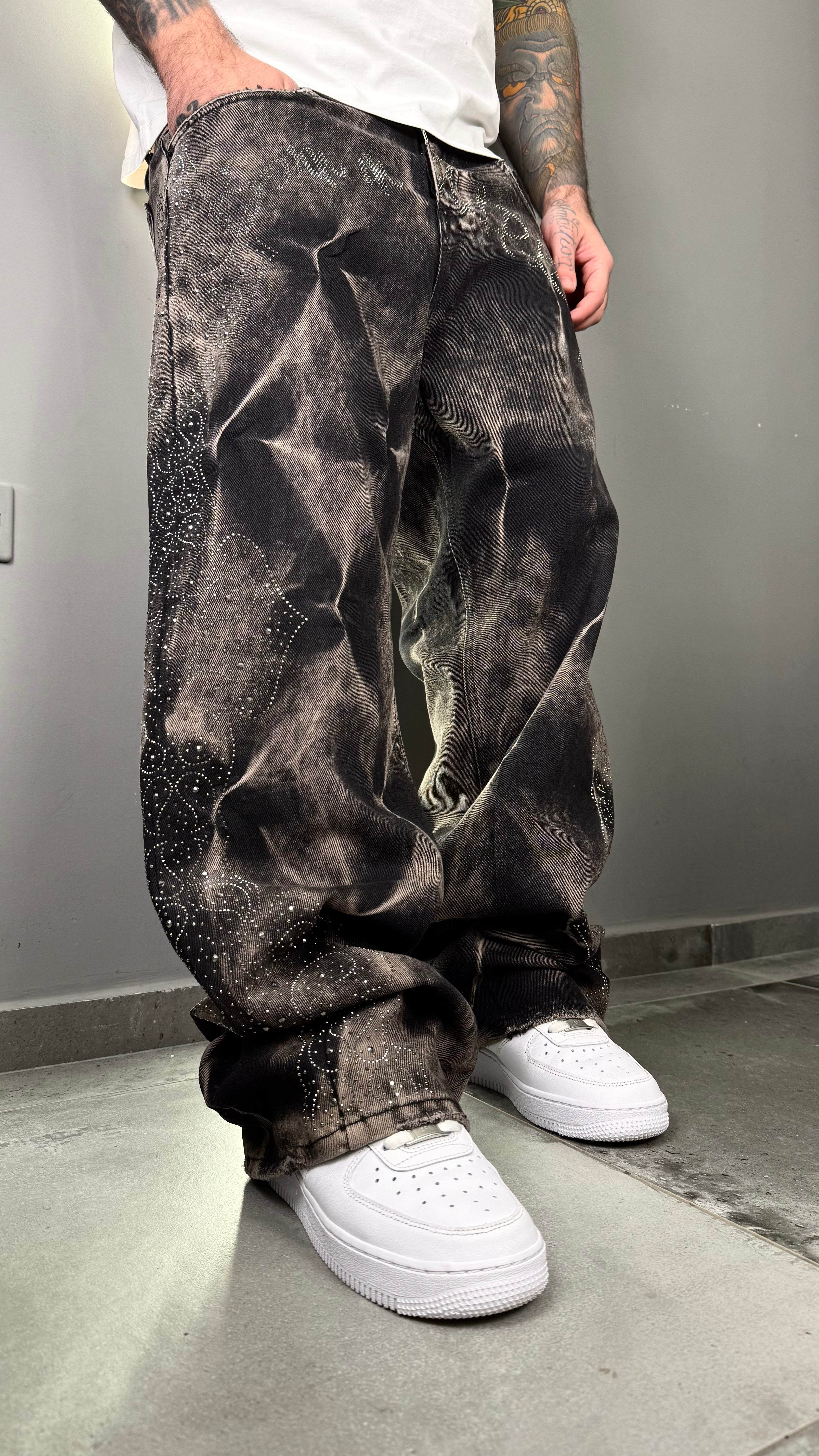 JEANS SUPERBAGGY BORN BLACK