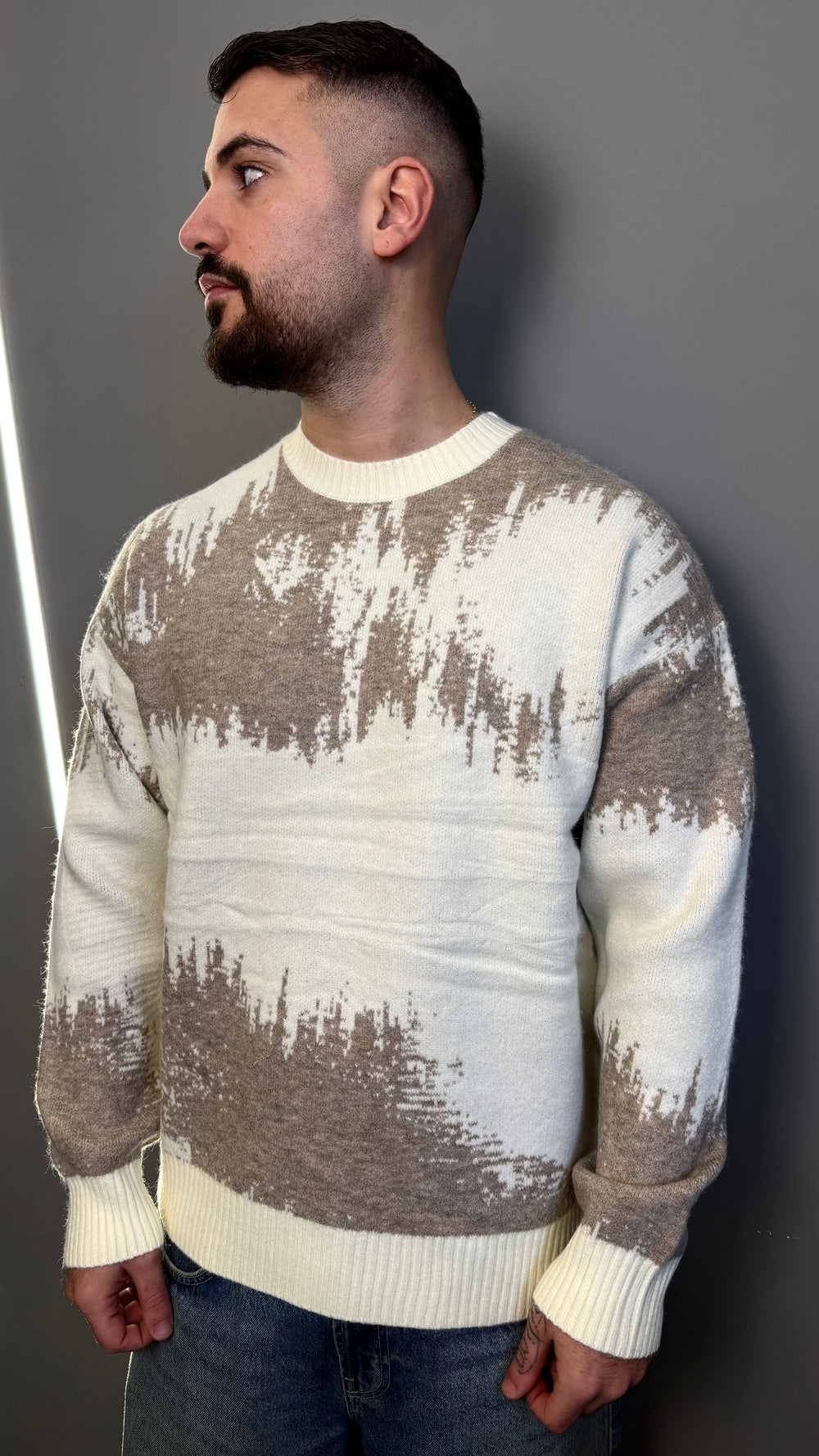 PULLOVER ABSTRACT CAMEL 86148