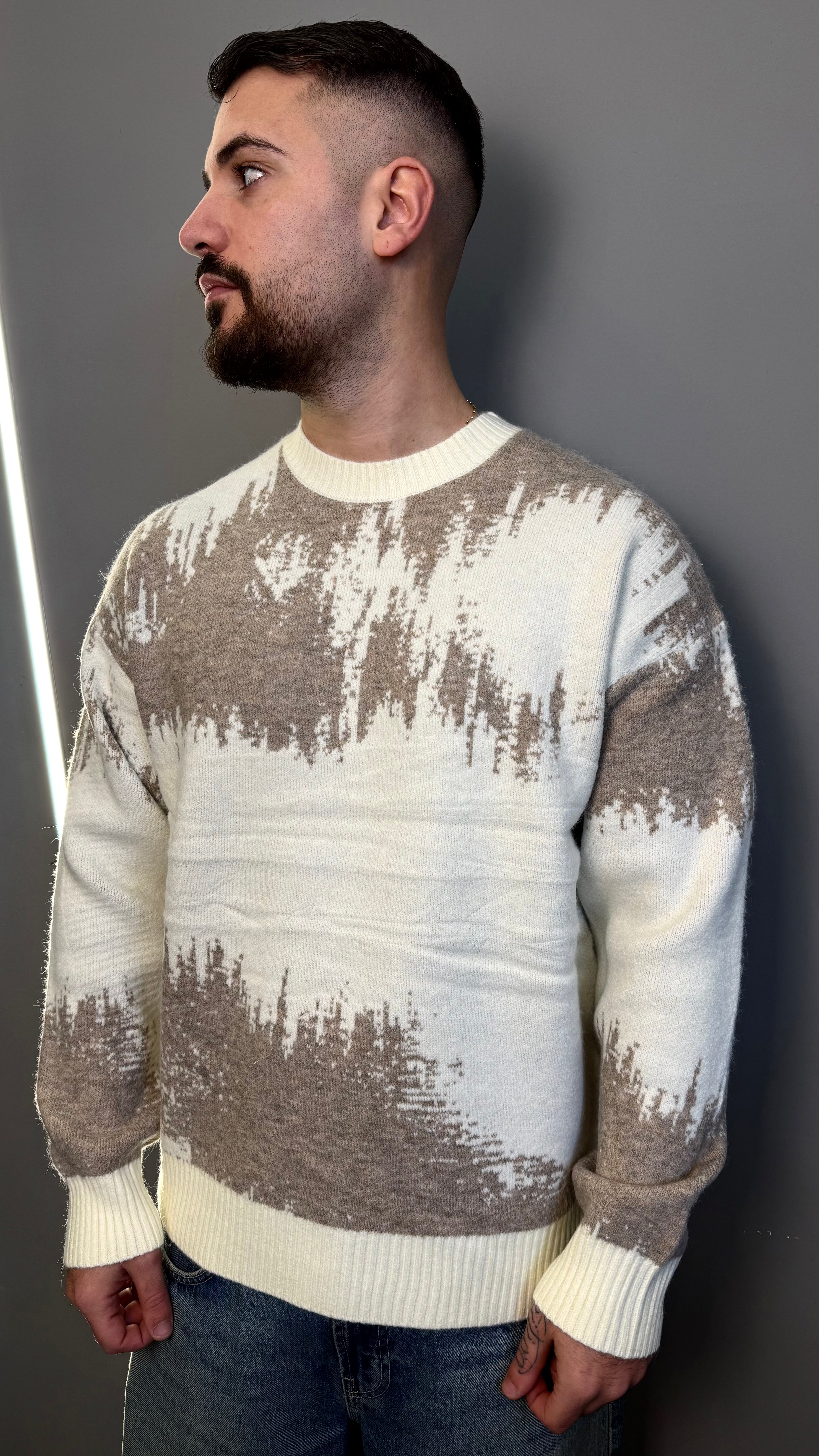 PULLOVER ABSTRACT CAMEL 86148