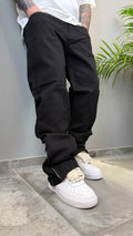 JEANS UNION ZIP AL FONDO BLACK