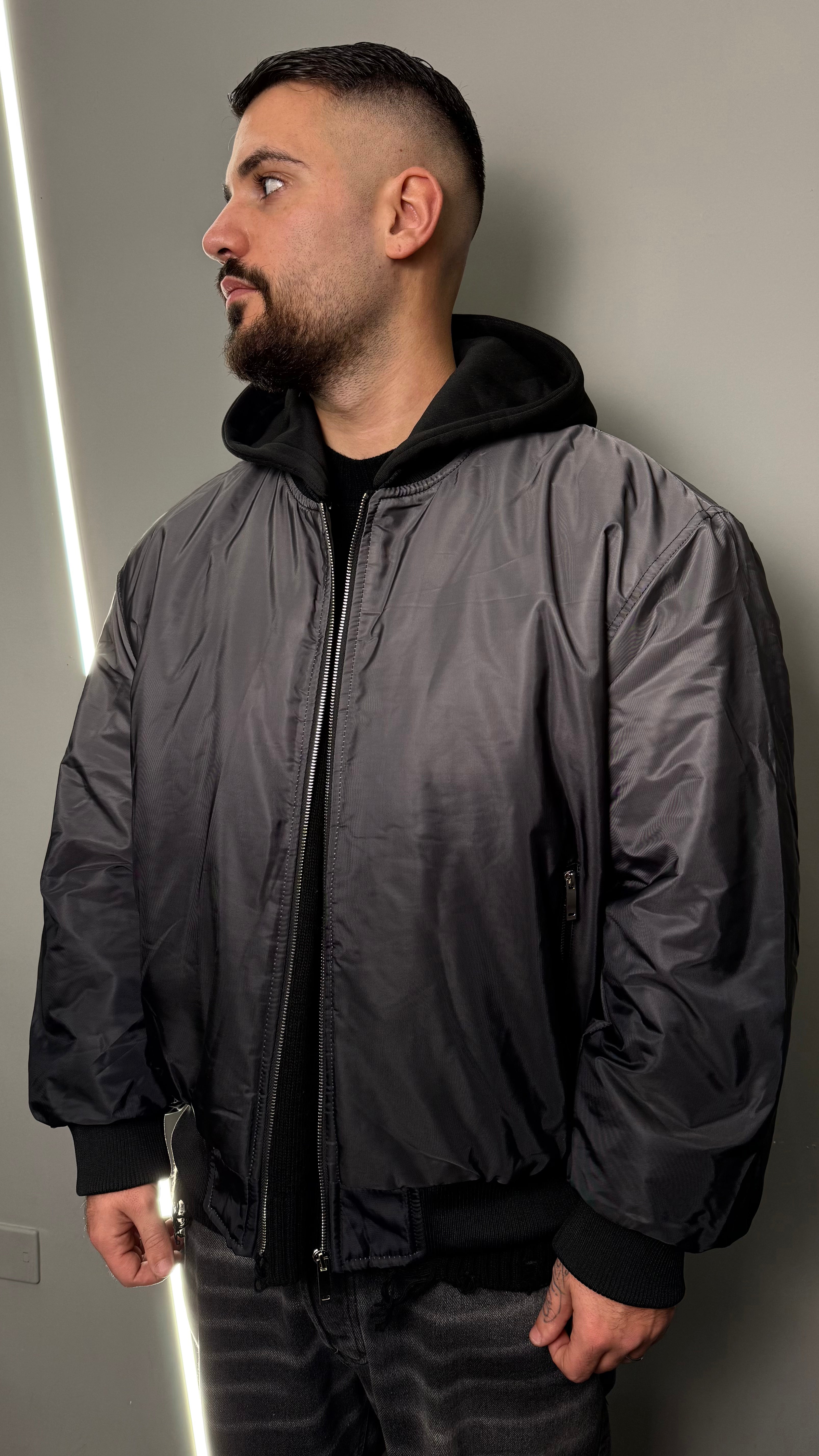 JACKET DEGRADE' BLACK