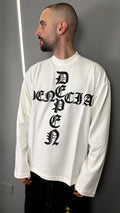 T-SHIRT LONGSLEEVE DEPENDENCIA WHITE RTB02