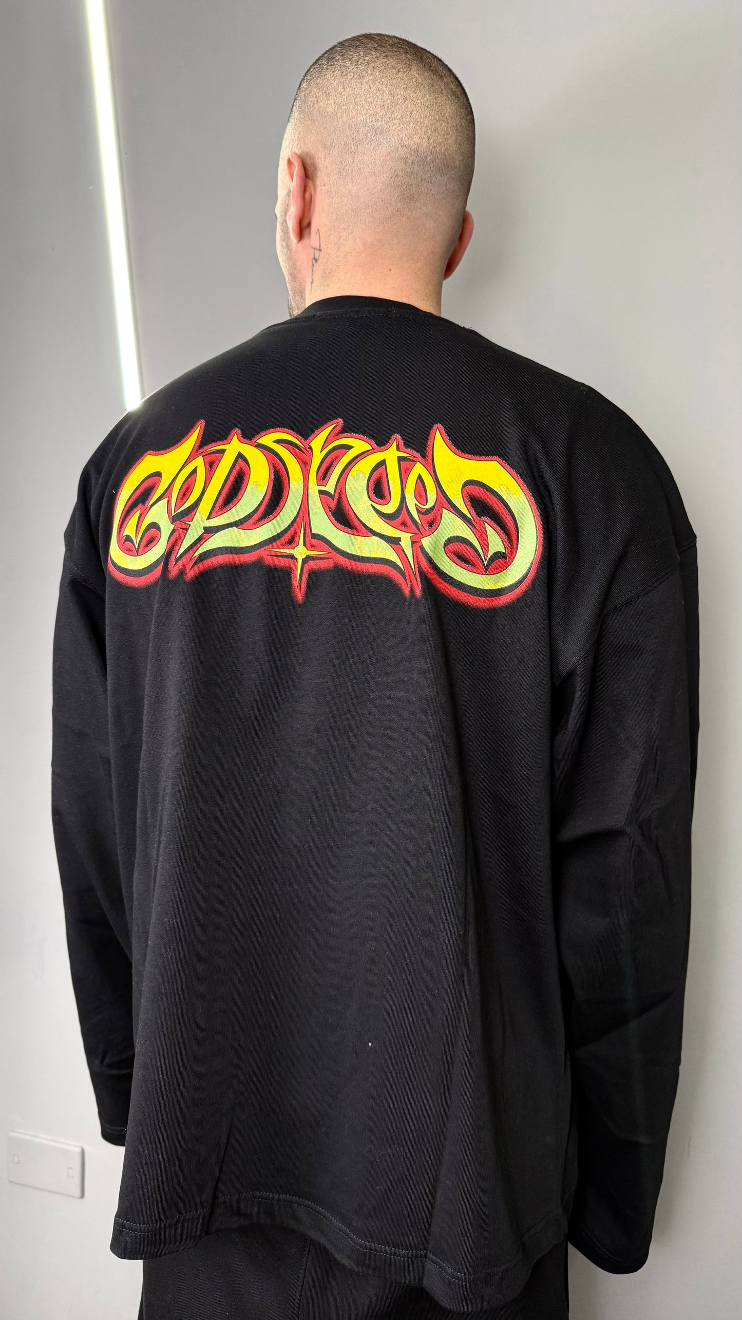 T-SHIRT LONGSLEEVE DEPENDENCIA BLACK RTB04