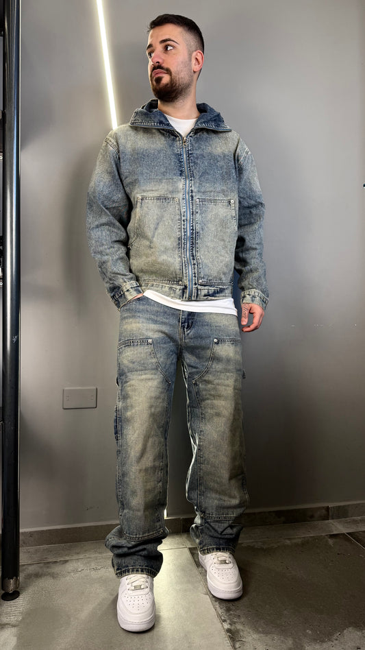 COORDINATO BALACLAVA DENIM