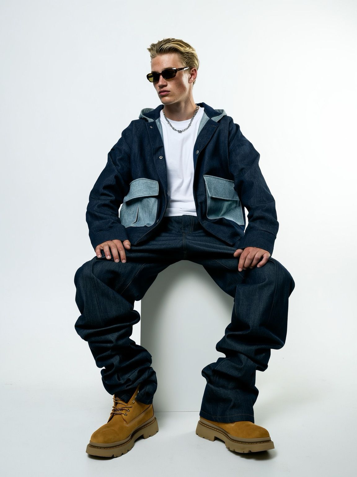 COORDINATO DENIM BLACK CIRCUS