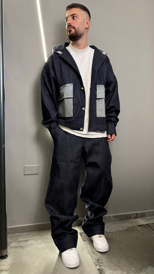 COORDINATO DENIM BLACK CIRCUS