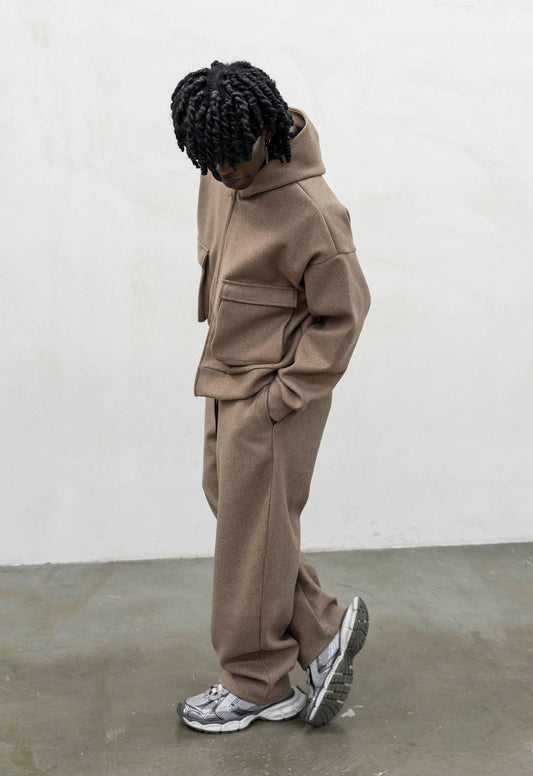 COORDINATO POCKETS BROWN