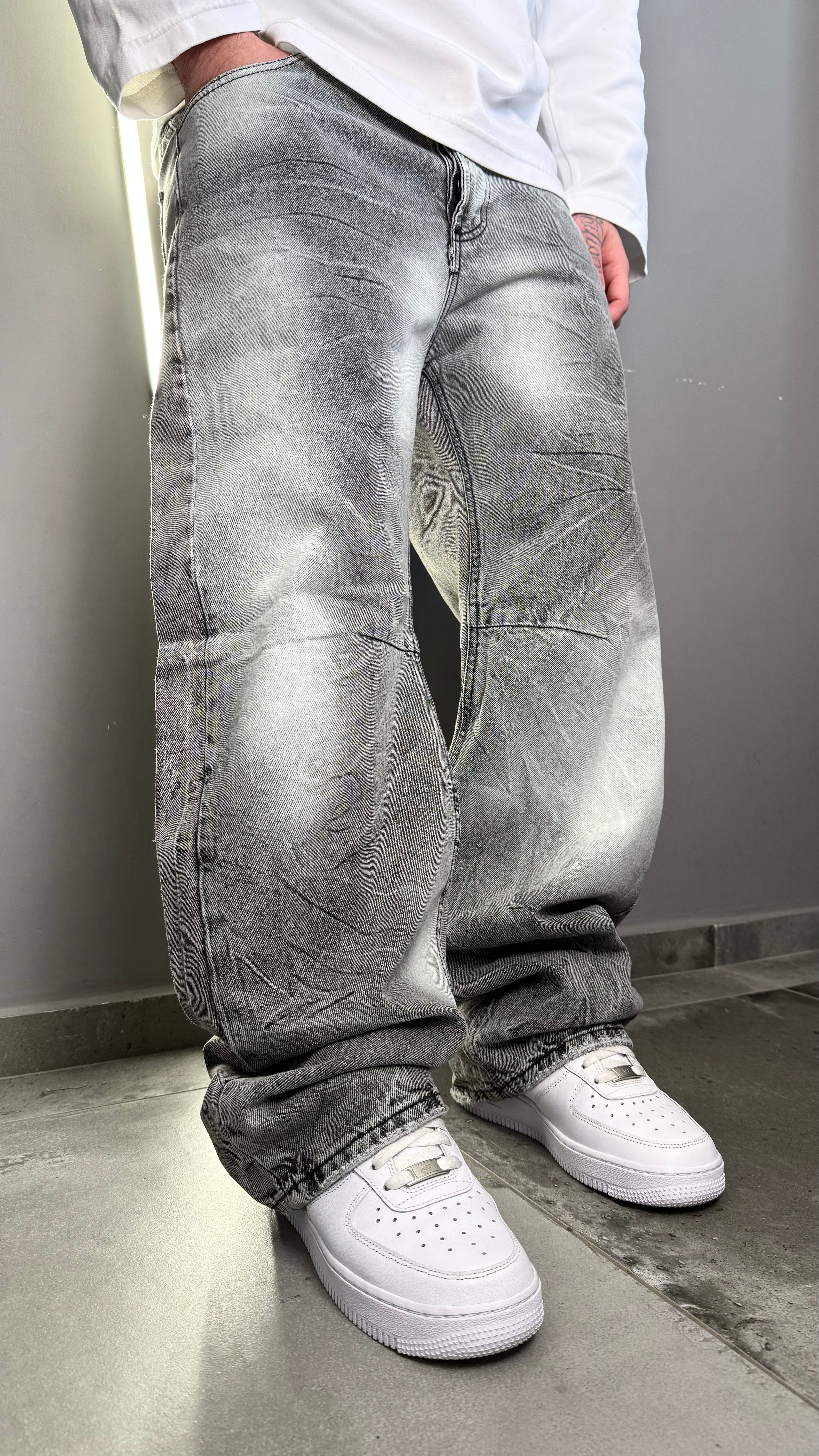 JEANS BALOON BNK GREY