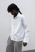 CAMICIA DOUBLE NECK WHITE