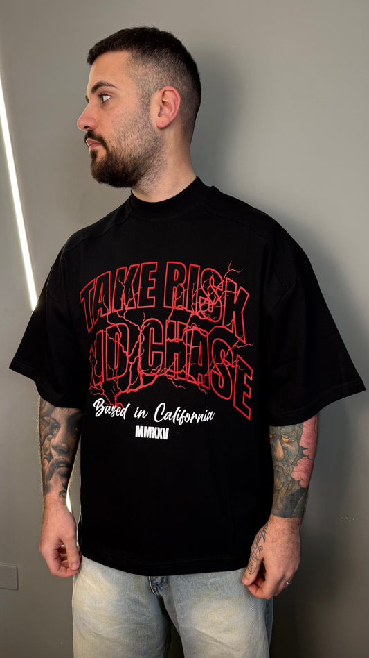 T-SHIRT TAKE RISK BLAK
