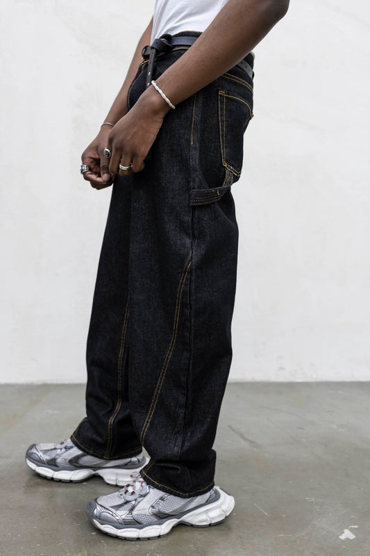 JEANS BALOON CONTRAST