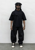 T-SHIRT DUBBED PRESENT BLACK