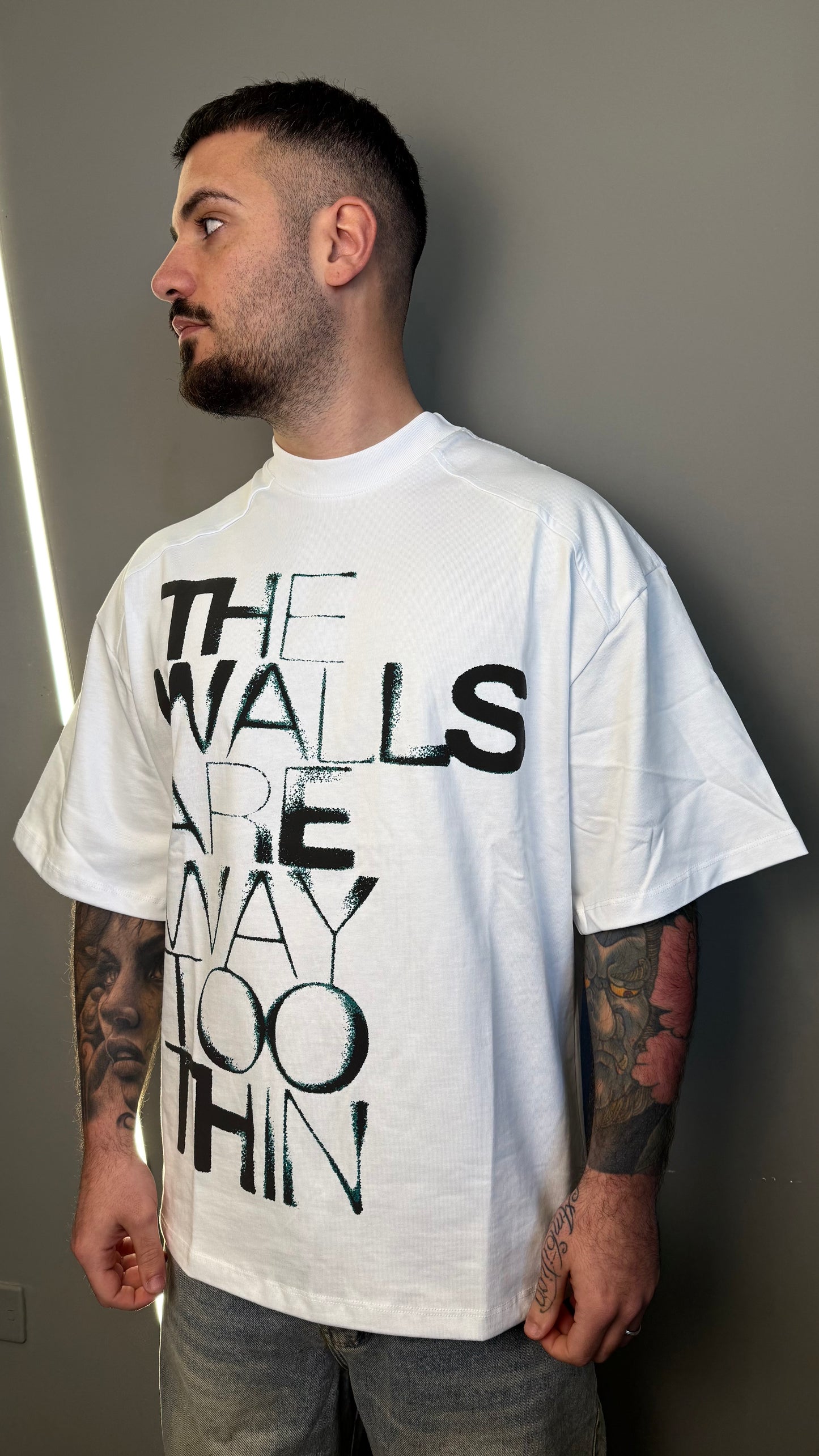 T-SHIRT THE WALL WHITE